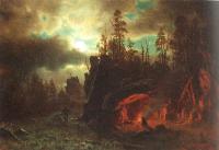 Bierstadt, Albert - The Trappers' Camp